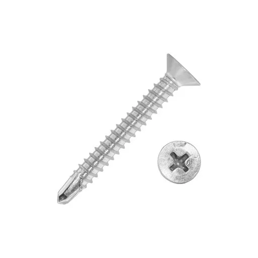 Lemezcsavar ÖNFÚRÓ-SF 6,3x110,0mm  - SÜLLYESZTETT-FEJ DIN7504/O