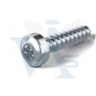 Lemezcsavar ÖNMETSZŐ-DF MŰANYAGBA 1,8x  10,0mm  - D-FEJ (Domború)  Torx-plus Horg.(Zn)