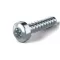 Lemezcsavar ÖNMETSZŐ-DF MŰANYAGBA 1,8x  10,0mm  - D-FEJ (Domború)  Torx-plus Horg.(Zn)