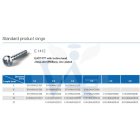 Lemezcsavar ÖNMETSZŐ-DF MŰANYAGBA 2,5x    6,0mm  - D-FEJ (Domború) Torx-plus Horg.(Zn)