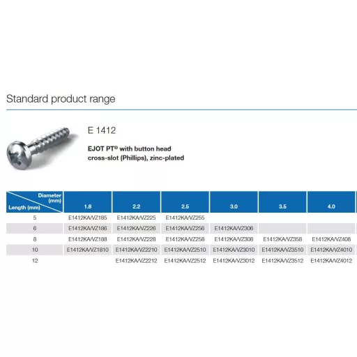 Lemezcsavar ÖNMETSZŐ-DF MŰANYAGBA 2,5x    6,0mm  - D-FEJ (Domború) Torx-plus Horg.(Zn)
