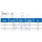 Lemezcsavar ÖNMETSZŐ-DF MŰANYAGBA 2,5x    6,0mm  - D-FEJ (Domború) Torx-plus Horg.(Zn)