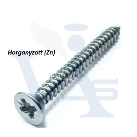 Lemezcsavar ÖNMETSZŐ-SF 6,3x  16,0mm  - SÜLLYESZTETT-FEJ DIN7982/C