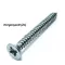 Lemezcsavar ÖNMETSZŐ-SF 6,3x  60,0mm  - SÜLLYESZTETT-FEJ DIN7982/C