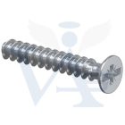 Lemezcsavar ÖNMETSZŐ-SF MŰANYAGBA 2,2x  10,0mm  - SÜLLYESZTETT-FEJ