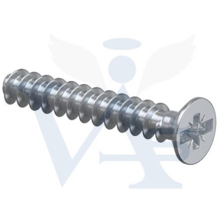 Lemezcsavar ÖNMETSZŐ-SF MŰANYAGBA 2,2x  10,0mm  - SÜLLYESZTETT-FEJ