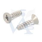 Lemezcsavar ÖNMETSZŐ-SF MŰANYAGBA 2,2x  10,0mm  - SÜLLYESZTETT-FEJ