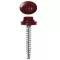 Lemezcsavar RAL 4,8x 19,0mm EPDM RAL3011  - ÖNFÚRÓ-FÉM HATL. DIN7504/K (barnás vörös)