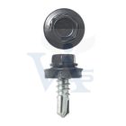 Lemezcsavar RAL 4,8x 19,0mm EPDM RAL7016  - ÖNFÚRÓ HATL. DIN7504/K (antracitszürke)