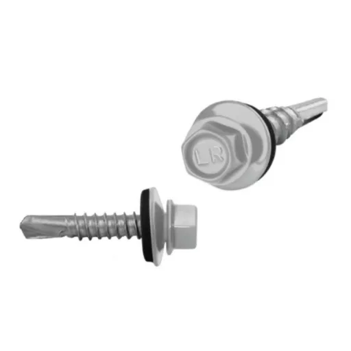 Lemezcsavar RAL 4,8x 19,0mm EPDM RAL7035  - ÖNFÚRÓ-FÉM HATL. DIN7504/K (világosszürke)