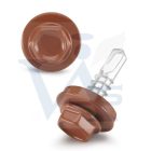 Lemezcsavar RAL 4,8x 19,0mm EPDM RAL8004  - ÖNFÚRÓ-FÉM HATL. DIN7504/K (rézbarna)