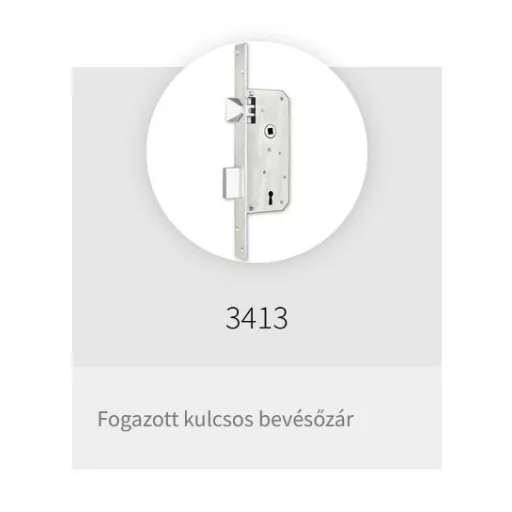 Bevésőzár N°3413/9cm ELŐAJTÓ JOBBOS