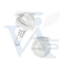 Lemezcsavar RAL 4,8x 19,0mm FŰZŐ EPDM RAL9016  - ÖNFÚRÓ-FÉM HATL. DiN7504/K (közlekedési fehér)