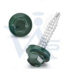 Lemezcsavar RAL 4,8x 35,0mm EPDM RAL6005  - ÖNFÚRÓ-FA HATL. DIN7504/K (mohazöld)