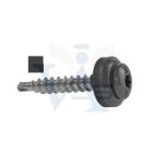 Lemezcsavar RAL 4,8x 35,0mm EPDM RAL7016  - ÖNFÚRÓ-FA D-FEJ. DIN7504/K Antracitszürke (redukált hegyű)