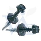 Lemezcsavar RAL 4,8x 35,0mm EPDM RAL7016  - ÖNFÚRÓ-FA HATL. DIN7504/K Antracitszürke (redukált hegyű)