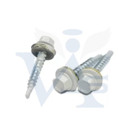 Lemezcsavar RAL 4,8x 35,0mm EPDM RAL9002  - ÖNFÚRÓ-FA HATL. DIN7504/K SZÜRKE (redukált hegyű)