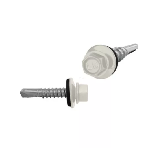 Lemezcsavar RAL 4,8x 35,0mm EPDM RAL9002  - ÖNFÚRÓ-FA HATL. DIN7504/K SZÜRKE (redukált hegyű)