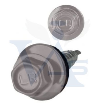 Lemezcsavar RAL 4,8x 35,0mm EPDM RAL9007  - ÖNFÚRÓ-FA HATL. DIN7504/K Alumínium-Szürke (redukált hegyű)