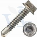 Lemezcsavar-A2-ÖNFÚRÓ-HLF 4,2x 25,0 DIN7504/K - Hatlap-fejű INOX ROZSDAMENTES