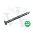 Lemezcsavar-A2-ÖNFÚRÓ-SF 4,2x 32,0 DIN7504/O  - Süllyesztett-fejű INOX ROZSDAMENTES