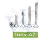 Lemezcsavar-A2-ÖNFÚRÓ-SF 4,8x 50,0 DIN7504/O  - Süllyesztett-fejű INOX ROZSDAMENTES