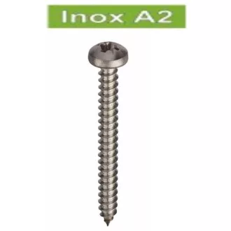   Lemezcsavar-A2-ÖNMETSZŐ-DF 2,9x 13,0 DIN7981  - D-fejű INOX ROZSDAMENTES