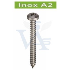   Lemezcsavar-A2-ÖNMETSZŐ-DF 3,9x 19,0 DIN7981  - D-fejű INOX ROZSDAMENTES