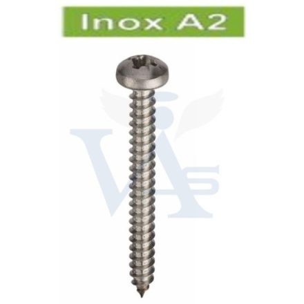 Lemezcsavar-A2-ÖNMETSZŐ-DF 3,9x 19,0 DIN7981  - D-fejű INOX ROZSDAMENTES