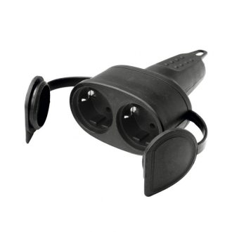 Lengődugalj gumis NGA 02 (2x2+föld) - HOME-somogyi IP-44