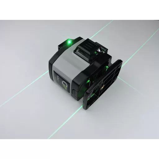GREEN LINER lézeres-szintező önbeálló - 4D önbeálló keresztlézer (+koffer+konzol+távirányító)
