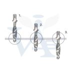M.fúró 1/4-BIT M-  6,0  KOMBI HssG  - BORCHRAFT