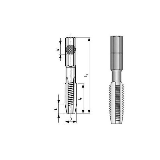 M.fúró 1/4-BIT M-12,0 Edzett CSEH  - EGYENES HORNYÚ HSS GYORSACÉL