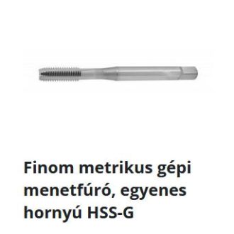   M.fúró GÉPI FINOM EH M-14,0x1,25 HSSG  - EGYENES HORNYÚ GYORSACÉL DIN374 Z-T