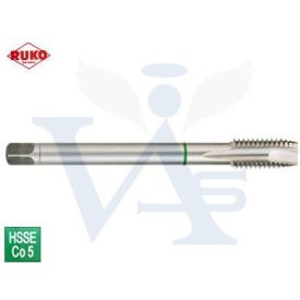   RUKO menetfúró GÉPI FINOM EH M-18,0x1,50 HssE-Co5 -  DIN374 EGYENES HORNYÚ, Cobalt 5% (DIN374-Form-B)