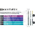 RUKO menetfúró GÉPI NORMÁL EH M-10,0x1,75 HssE-Co5 - TERRAX, EGYENES HORNYÚ, Cobalt 5% (DIN376-Form-B)