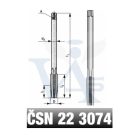 M.fúró HAMF-R M-12,0x1,75 L=125mm EH HssG Anyamenetfúró CZTools (CSN223070) RÖVID SZÁRÚ!!