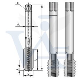   M.fúró KÉZI FINOM M-12,0x1,50 EH HssG - I.II.vágás Din:2181 IMPORT