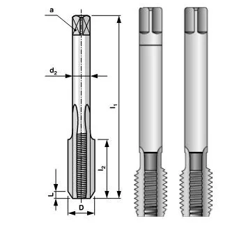   M.fúró KÉZI FINOM M-14,0x1,00 EH HssG - I.II.vágás Din:2181  CZTools(144143)