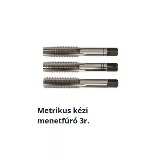M.fúró KÉZI NORMÁL M-  3,0x0,50 EH HssG - I.II.III.vágás DIN352 IMPORT