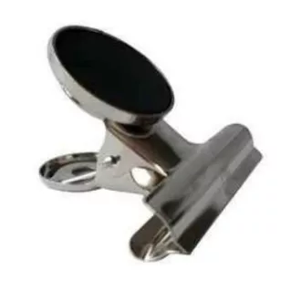 Mágnes csipesz 31mm - Ezüst (neodímium)