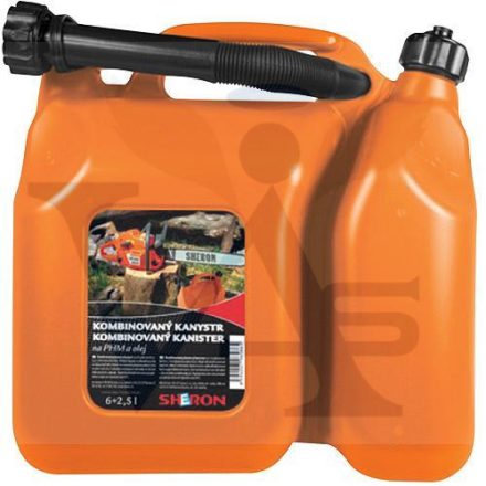 Marmonkanna   6-Literes IMPORT - Műanyag kombi kivitel (+ 2,5-Liter olajtároló rekesz)