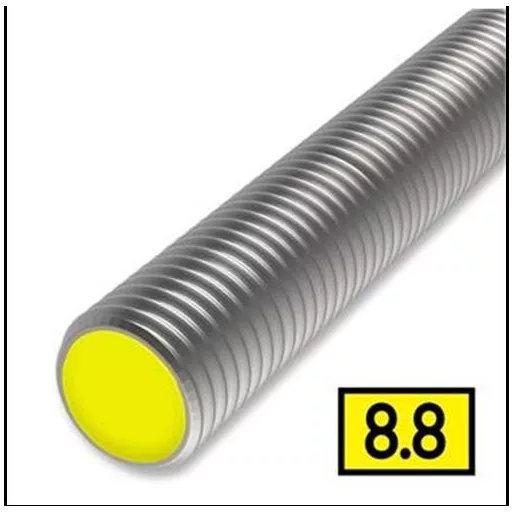 Menetes szál-  8.8 HORG. M10/1000 DIN975  -   8.8 Anyagminőség (sárga)