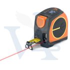 Mérőszalag + lézeres-távolságmérő (2+1)  5+20,0fm (lézer) digitális GEOTAPE