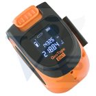 Mérőszalag + lézeres-távolságmérő (2+1)  5+20,0fm (lézer) digitális GEOTAPE