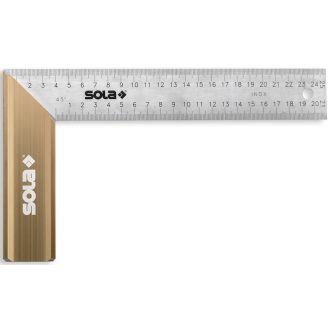   SOLA asztalos derékszög   500mm - SRB_500 (Alumínium fogantyú, rozsdamentes, 500x170mm)