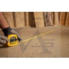 STANLEY mérőszalag 10,0fm/10mm ÜVEGYSZÁL - Zárt földmérő, SÁRGA-FEKETE (0-34-295)