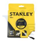 STANLEY mérőszalag 30,0fm/10mm ÜVEGYSZÁL - Zárt földmérő, SÁRGA-FEKETE (0-34-297)