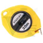 STANLEY mérőszalag 20,0fm/9,5mm ACÉL - Zárt földmérő, SÁRGA-FEKETE (0-34-105)