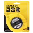 STANLEY mérőszalag 20,0fm/9,5mm ACÉL - Zárt földmérő, SÁRGA-FEKETE (0-34-105)